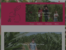Tablet Screenshot of bushelandapeckmarket.com